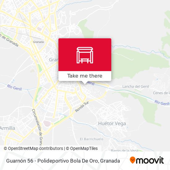 Guarnón 56 - Polideportivo Bola De Oro map