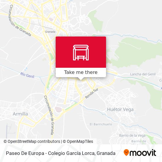 Paseo De Europa - Colegio García Lorca map