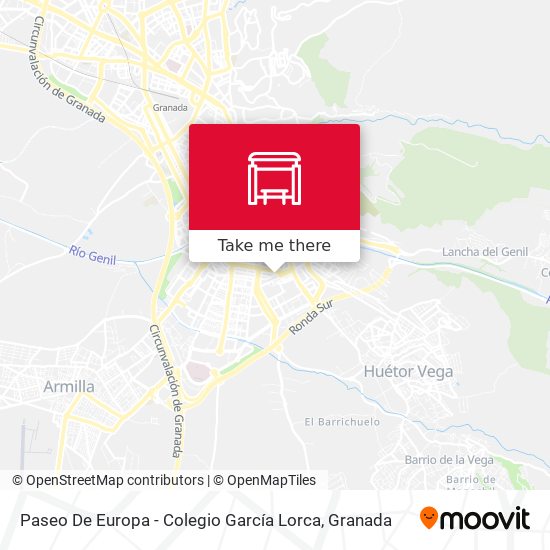 mapa Paseo De Europa - Colegio García Lorca