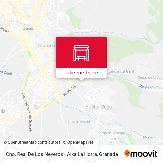 Cno. Real De Los Neveros - Aixa La Horra map