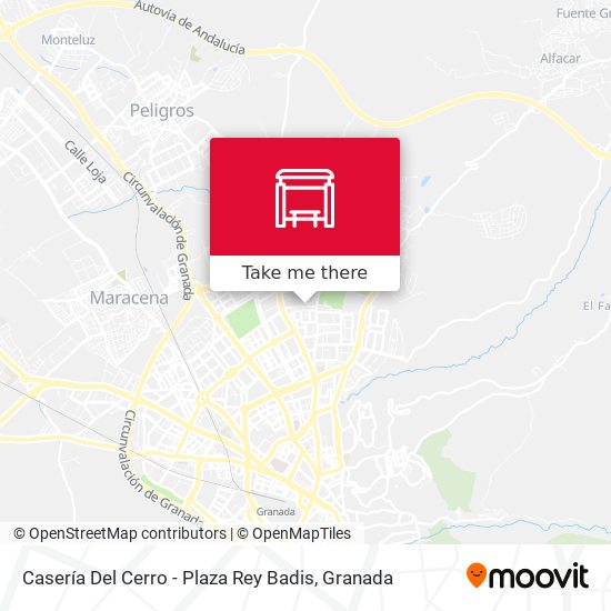 mapa Casería Del Cerro - Plaza Rey Badis