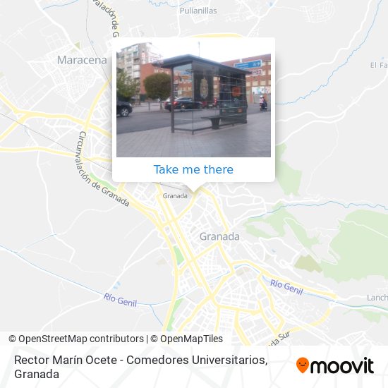 Rector Marín Ocete - Comedores Universitarios map