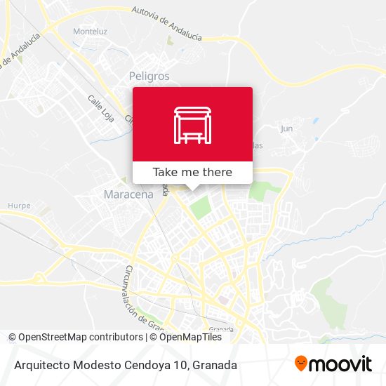 Arquitecto Modesto Cendoya 10 map