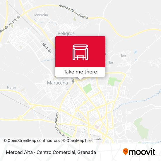 Merced Alta - Centro Comercial map