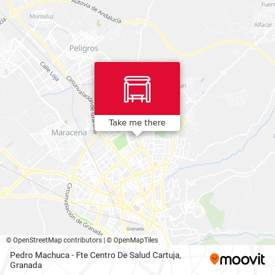 Pedro Machuca - Fte Centro De Salud Cartuja map