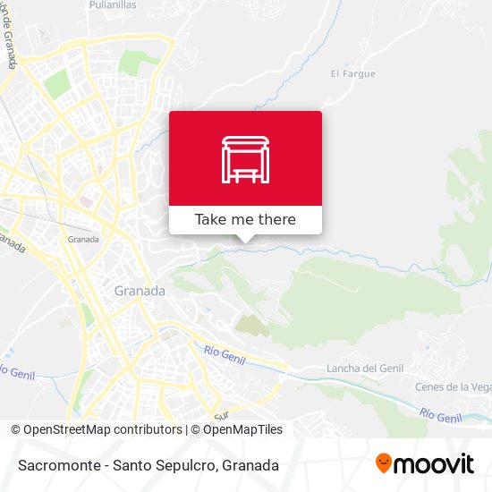 Sacromonte - Santo Sepulcro map