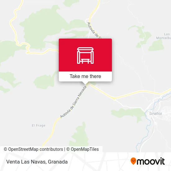 Venta Las Navas map