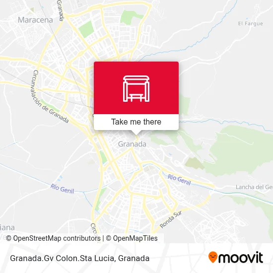 Granada.Gv Colon.Sta Lucia map