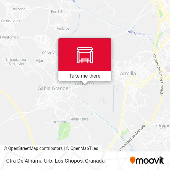 Ctra De Alhama-Urb. Los Chopos map