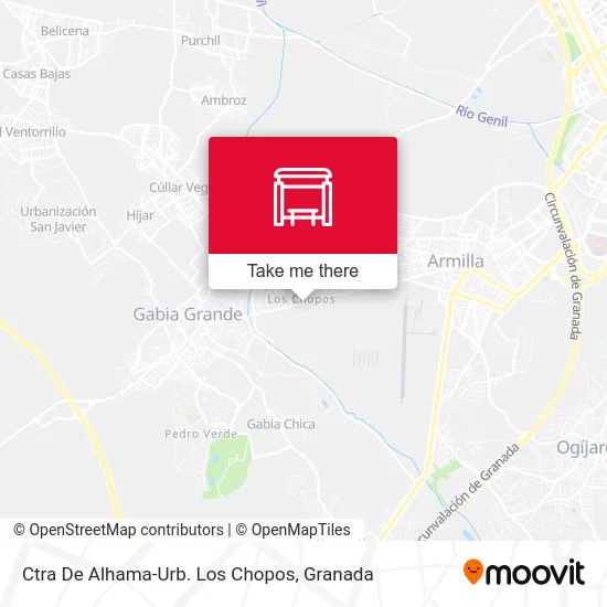 Ctra De Alhama-Urb. Los Chopos map