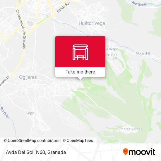 Avda Del Sol. N60 map