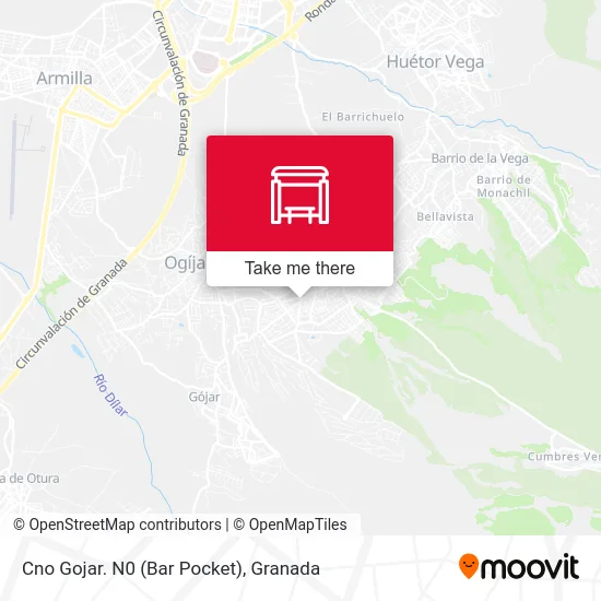 Cno Gojar. N0 (Bar Pocket) map