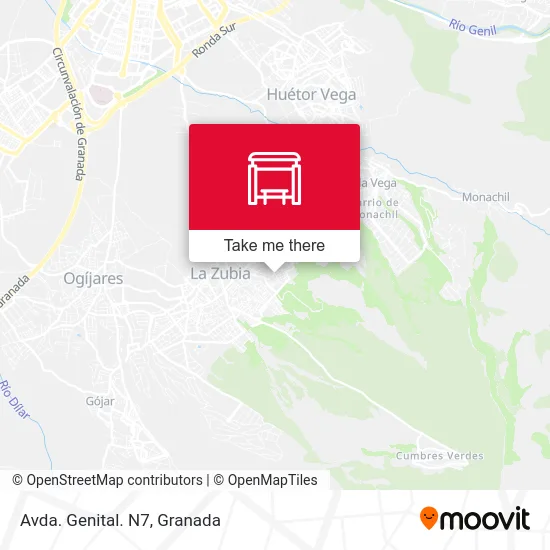 mapa Avda. Genital. N7