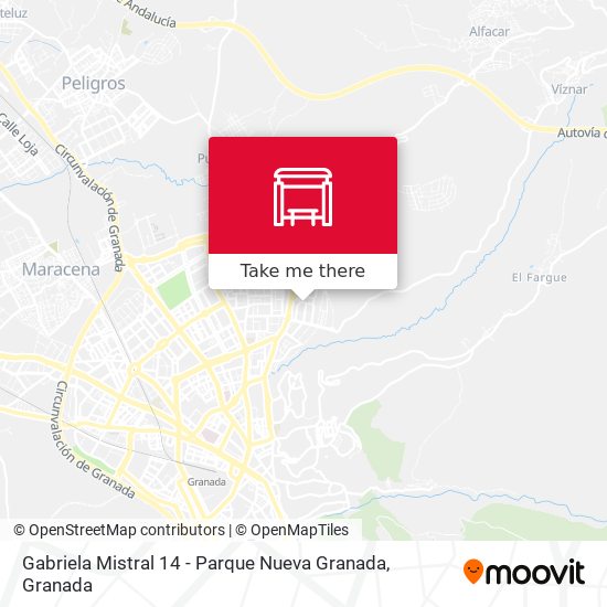 Gabriela Mistral 14 - Parque Nueva Granada map