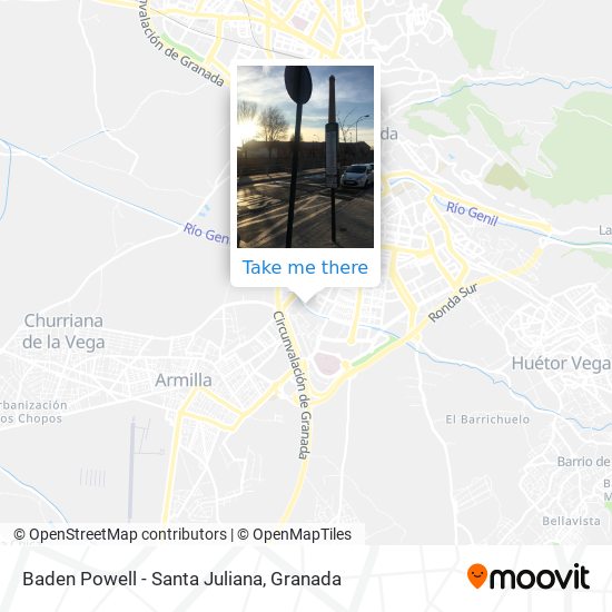 Baden Powell - Santa Juliana map