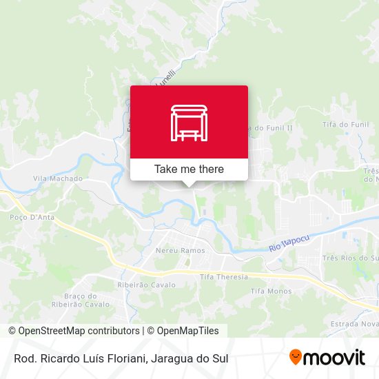 Rod. Ricardo Luís Floriani map