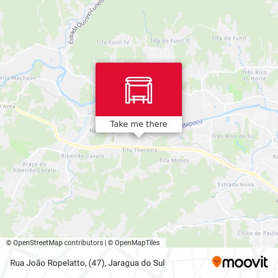 Mapa Rua João Ropelatto, (47)