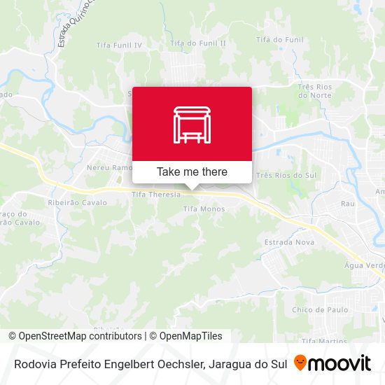 Rodovia Prefeito Engelbert Oechsler map