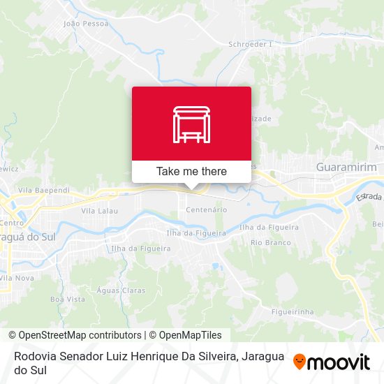 Rodovia Senador Luiz Henrique Da Silveira map