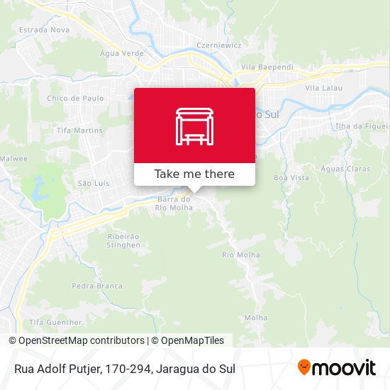 Mapa Rua Adolf Putjer, 170-294