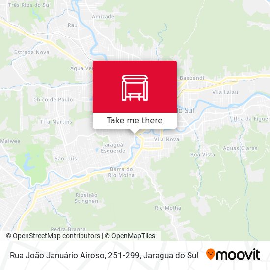 Mapa Rua João Januário Airoso, 251-299