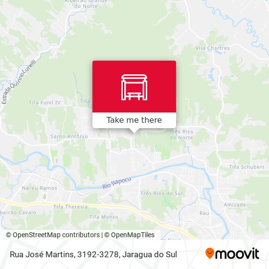Mapa Rua José Martins, 3192-3278