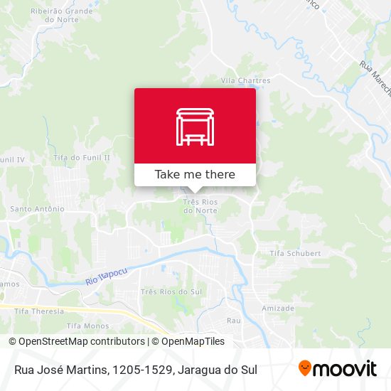 Rua José Martins, 1205-1529 map