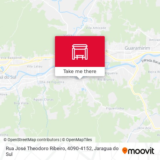 Rua José Theodoro Ribeiro, 4090-4152 map