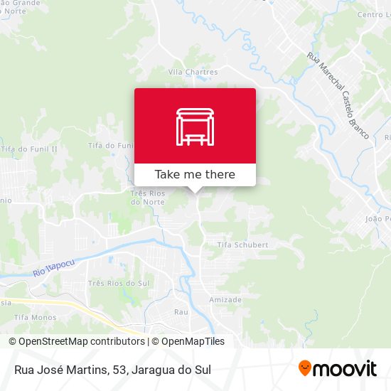 Mapa Rua José Martins, 53