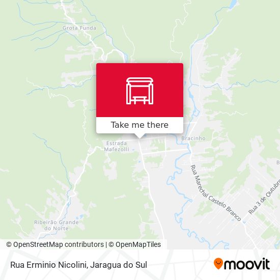 Rua Erminio Nicolini map
