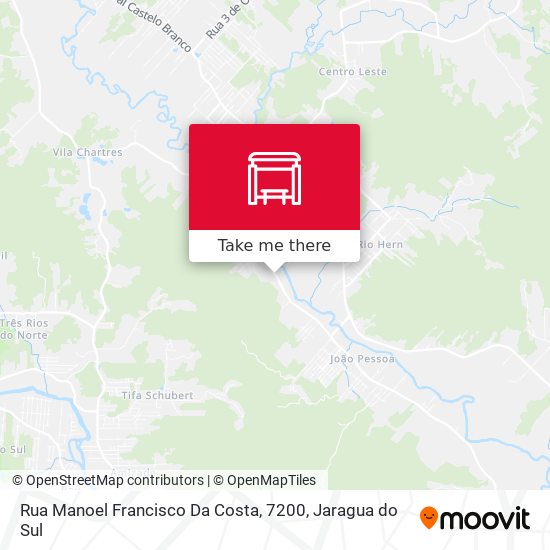 Mapa Rua Manoel Francisco Da Costa, 7200