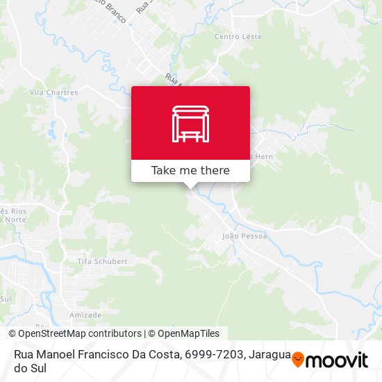 Mapa Rua Manoel Francisco Da Costa, 6999-7203