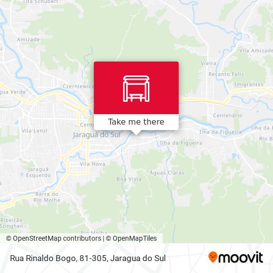 Mapa Rua Rinaldo Bogo, 81-305
