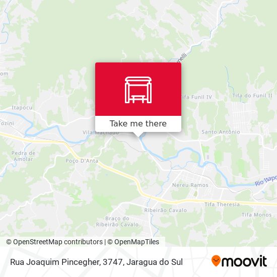 Mapa Rua Joaquim Pincegher, 3747