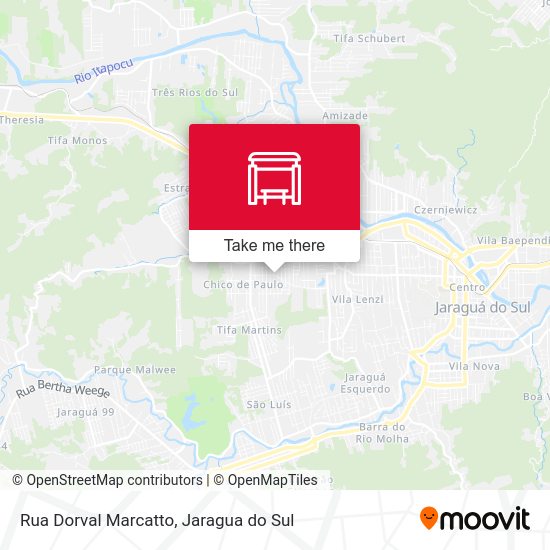 Rua Dorval Marcatto map