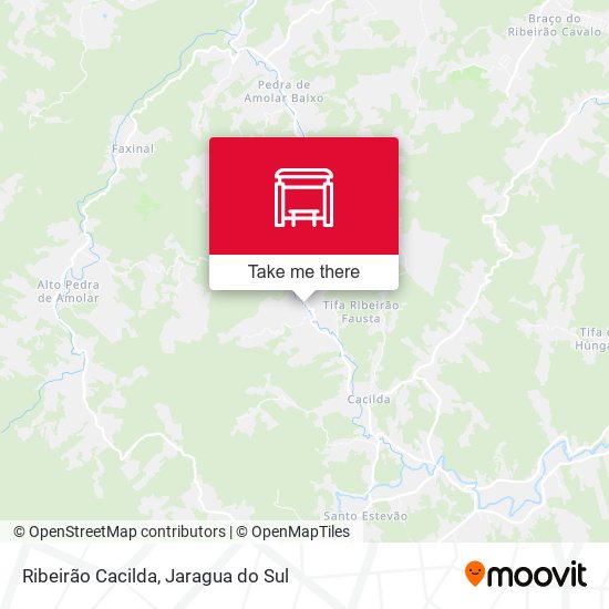 Ribeirão Cacilda map