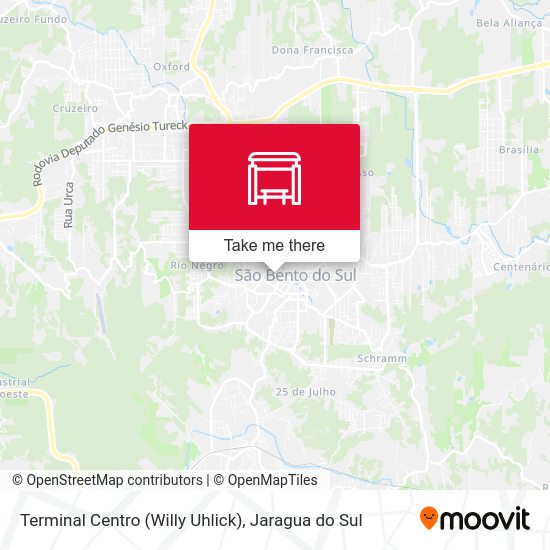 Terminal Centro (Willy Uhlick) map