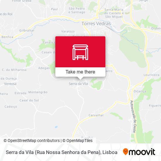 Serra da Vila (Rua Nossa Senhora da Pena) map