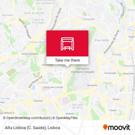 Alta Lisboa (C. Saúde) map