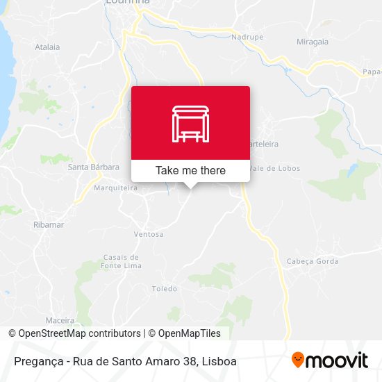Pregança - Rua de Santo Amaro 38 map