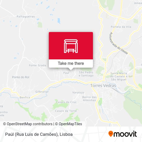 Paúl (Rua Luis de Camões) map