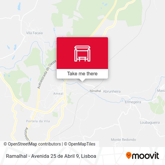 Ramalhal - Avenida 25 de Abril 9 map