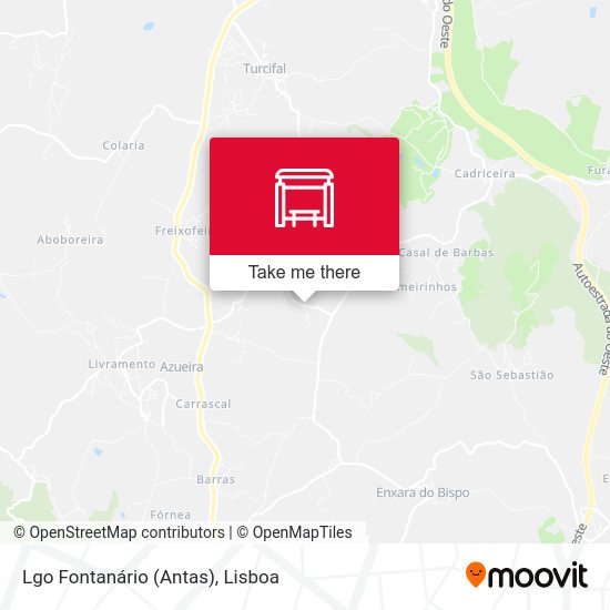 Lgo Fontanário (Antas) map