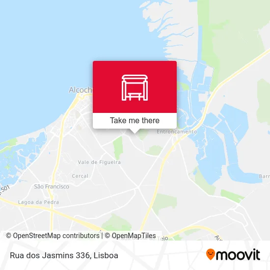 Rua dos Jasmins 336 map