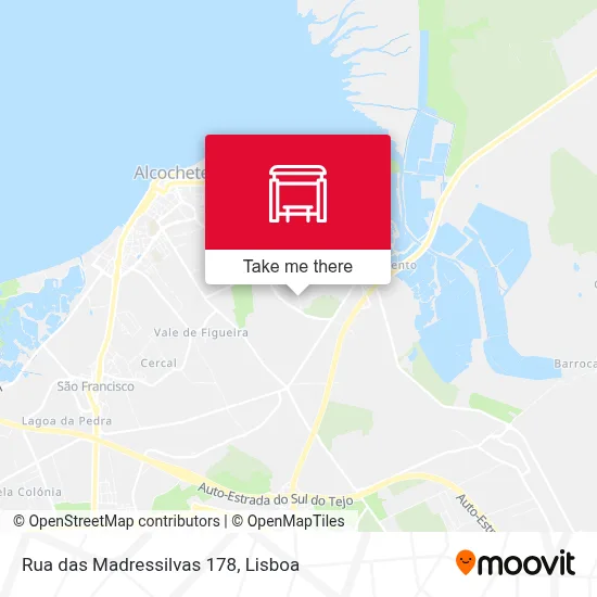 Rua das Madressilvas 178 map