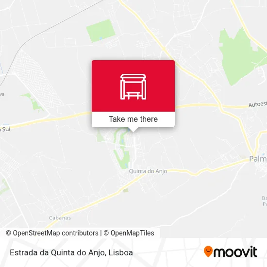Estrada da Quinta do Anjo map