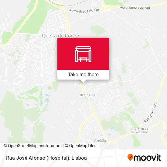 Rua José Afonso (Hospital) map