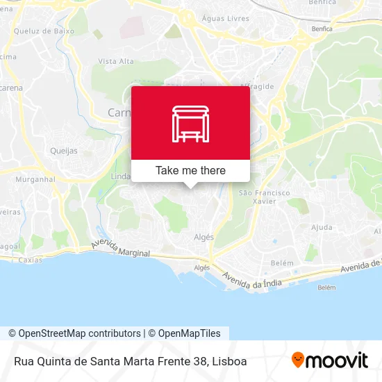 Rua Quinta de Santa Marta Frente 38 map