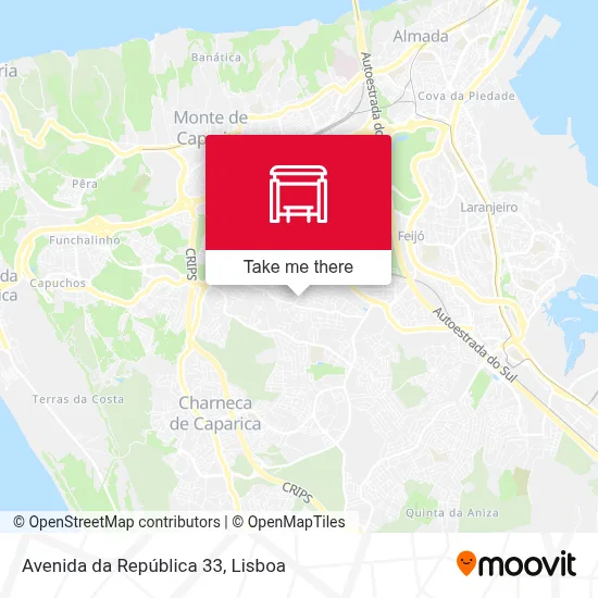 Avenida da República 33 map