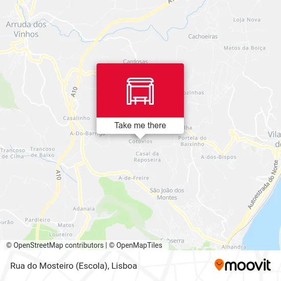 Rua do Mosteiro (Escola) map